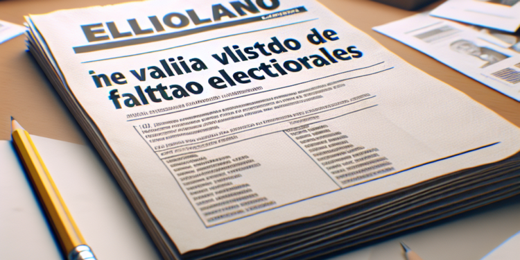 INE valida listado de faltas electorales.