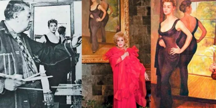 Mudanza se llevó el cuadro de Silvia Pinal que le regaló Diego Rivera