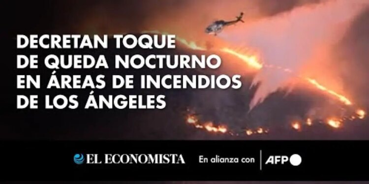 Restricción nocturna en zonas incendiadas