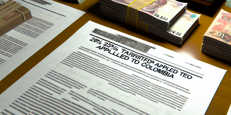 Trump responde y aplica 25% de arancel a Colombia.