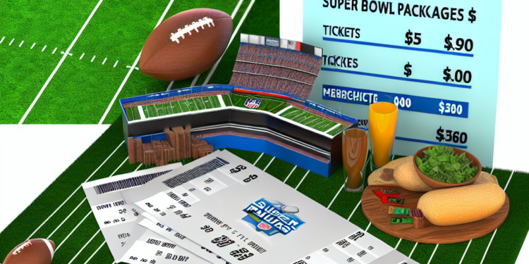 ¿Precios de los paquetes para el Super Bowl?