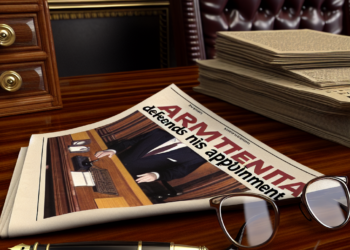 Armenta defiende nombramiento de su hijo.