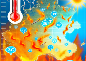 Calor intenso: 28 estados superan 30°C