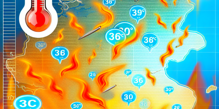 Calor intenso: 28 estados superan 30°C