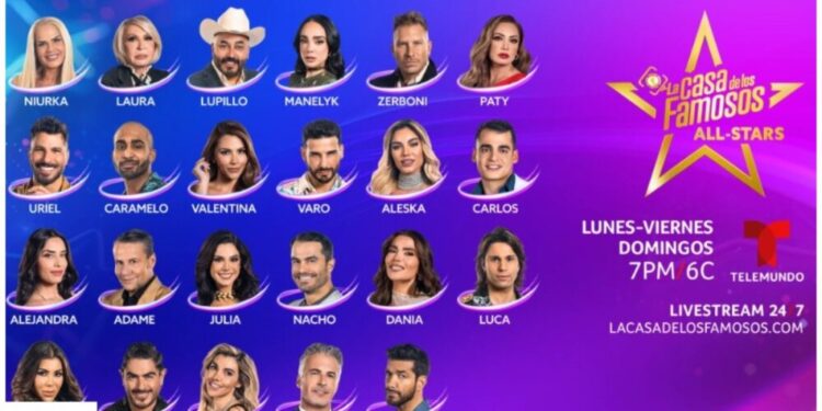 participantes de la casa de los famosos all star