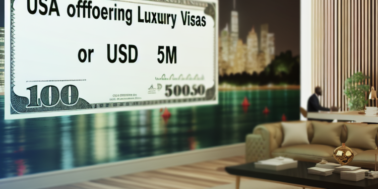 EEUU ofrece visas de lujo a USD 5M