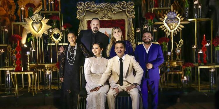Familia de Christian Nodal y Pepe Aguilar