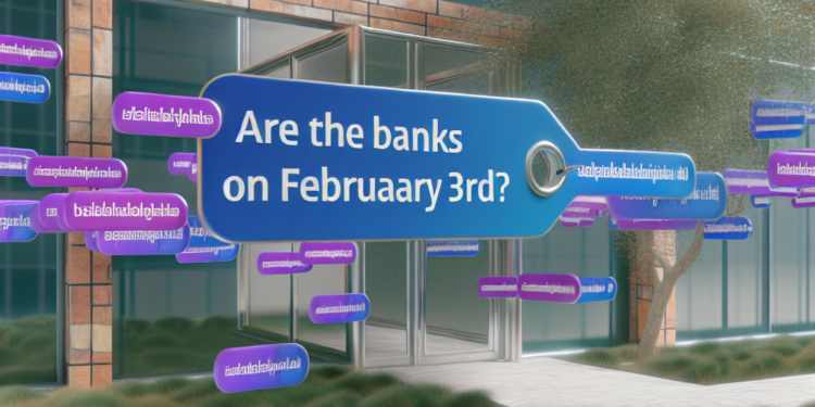 ¿Están abiertos los bancos este 3 de febrero?