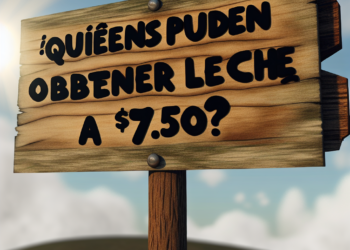 ¿Quiénes pueden obtener leche a $7.50?