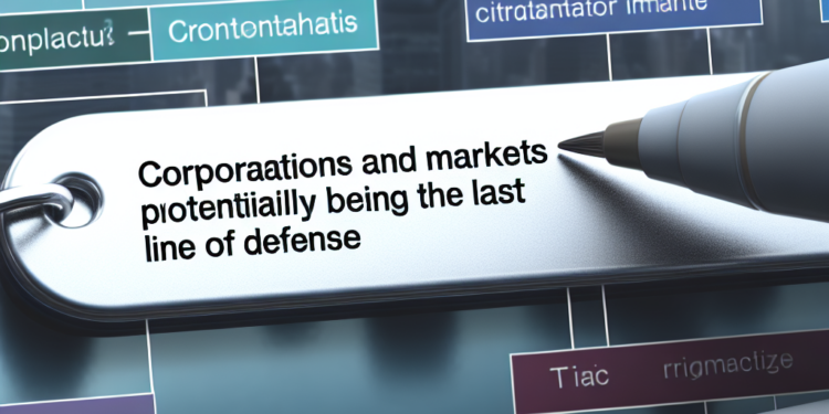 Corporaciones y mercados, ¿última defensa?