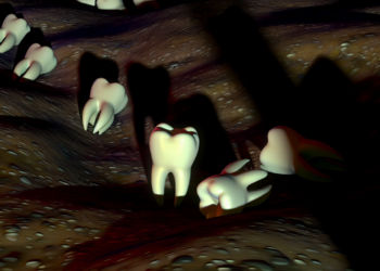 Dientes perdidos en la penumbra