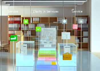 La importancia de la claridad en servicios.