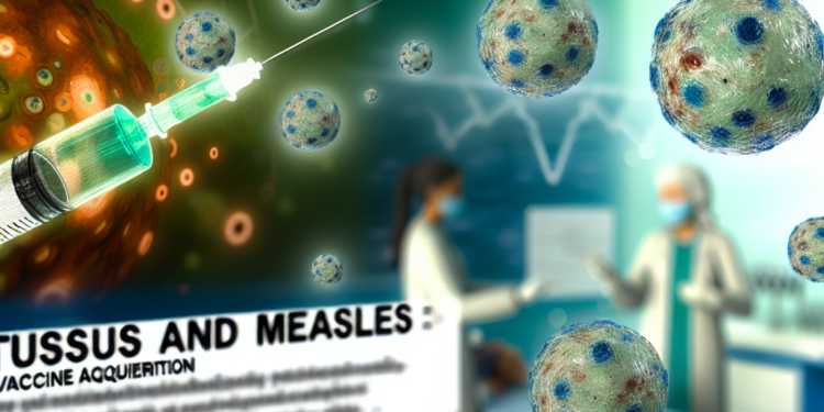 Tosferina y sarampión: ¿adquisición de vacunas?