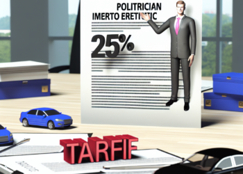 Trump impone tarifa del 25% a autos importados.