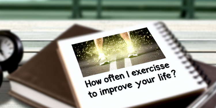 ¿Con qué frecuencia debo hacer ejercicio para mejorar mi vida?