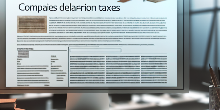 ¿Hasta cuándo pueden las empresas declarar impuestos?