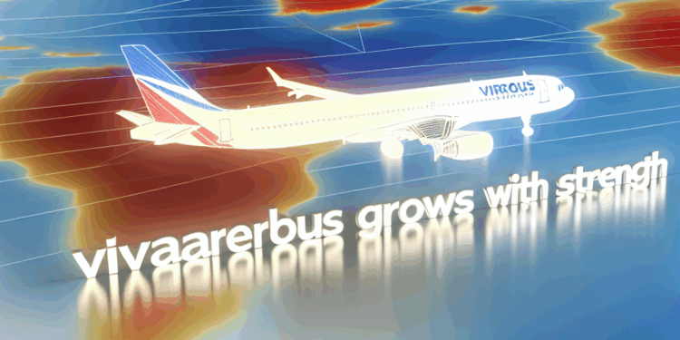 VivaAerobus crece con fuerza.