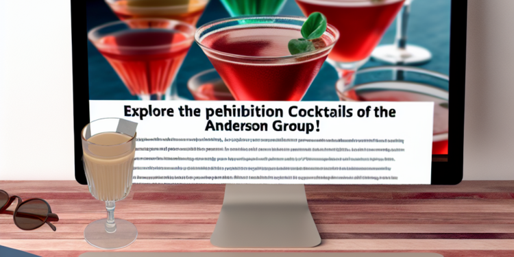 ¡Explora los cócteles Prohibition de Grupo Anderson's!