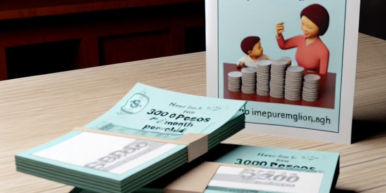 ¿Cómo conseguir 3,700 pesos al mes por niño?