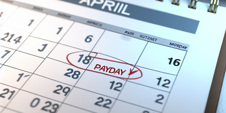 ¿Cuándo se recibe el pago de abril?