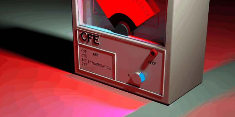¿Qué indica la luz roja del medidor CFE?