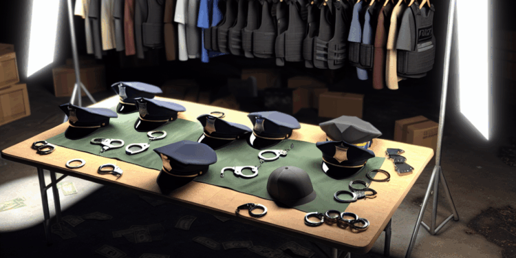 ¿Usurpación de roles? Venta irregular de artículos policiales.