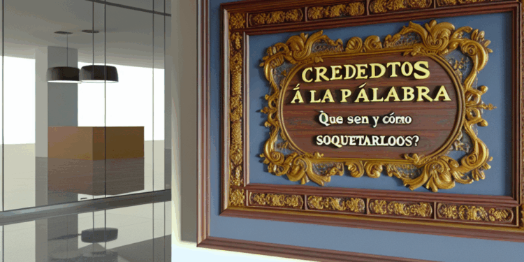 ¿Créditos a la Palabra: Qué son y cómo solicitarlos?