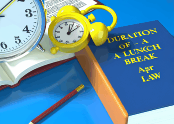 ¿Duración de la pausa para comer según la ley?