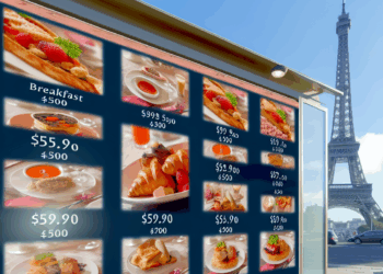 ¿Precio de las comidas en Champs-Élysées, el lugar de García Luna?