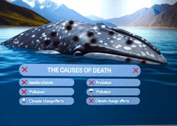 ¿Causas de la muerte de ballenas grises?