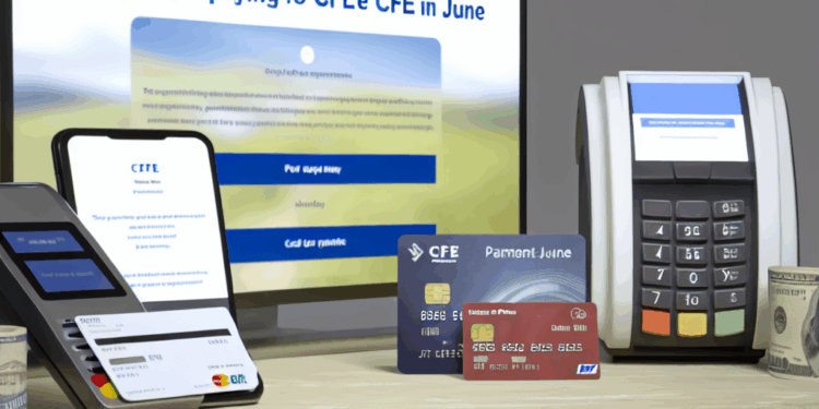 ¿Formas de abonar CFE en junio?