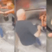 Un hombre apodado como Lord Elevador golpea brutalmente a una mujer, presuntamente su pareja