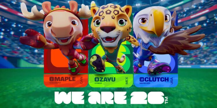 FIFA presenta a las 3 Mascotas Oficiales del Mundial 2026: Maple, Zayu y Clutch