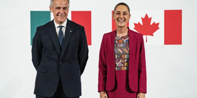 Sheinbaum y Carney cierran filas de cara a las negociaciones del TMEC con Trump