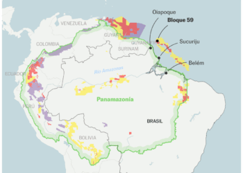 Proyectos petroleros en la región amazónica (Mapas de ubicación)