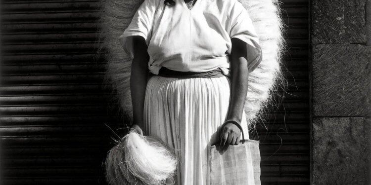 detalles de una vendedora de zacate