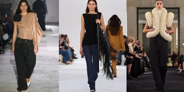 ¿Con qué camisetas combinar jeans crudos otoño-invierno?