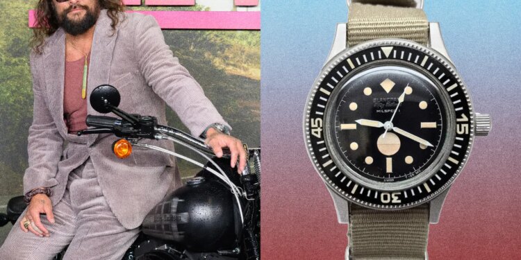 Jason Momoa con reloj