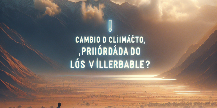 Cambio climático, ¿prioridad para los vulnerables?