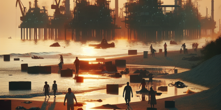 El crudo ensucia el sureste mexicano.