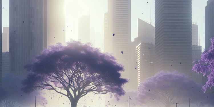 La jacaranda, invasora en la ciudad.