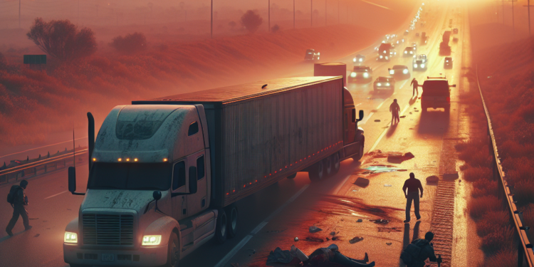 Retiran cadáver de conductor de camión en México-Toluca.