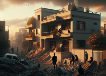 Tlalpan: vecinos observan daño en edificio.