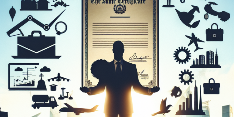 ¿Un mismo certificado para cualquier empresa?