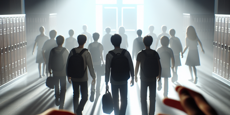 Terror en la capilla escolar