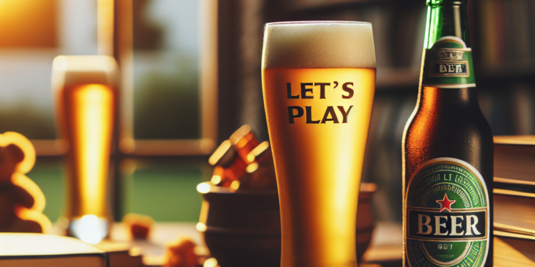 ¡A jugar!: cerveza y pasión literaria.