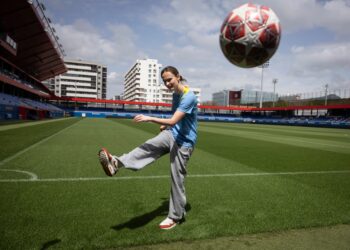 DVD 1316 29/04/2026 - Barcelona - Entrevista a la jugadora del FC Barcelona Caroline Graham Hansen en el estadio Johan Cruyff de Sant Joan Despí. Foto: Massimiliano Minocri
