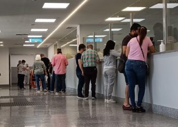 Recepción de un hospital.
