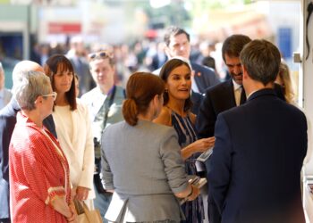 La reina Letizia inaugura la Feria del Libro de Madrid, el 29 de mayo de 2026.