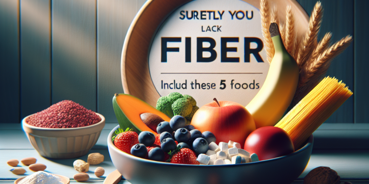 Seguramente te falta fibra: Incluye estos 5 alimentos.